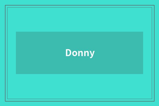 Donny