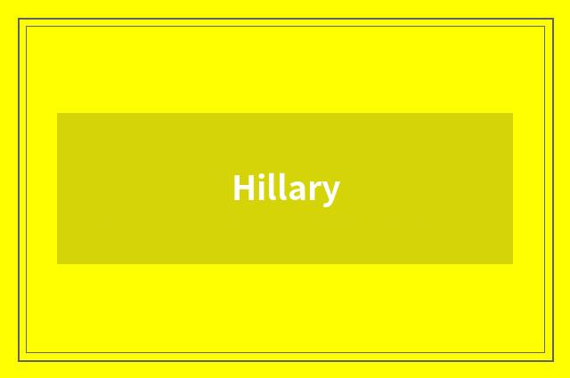 Hillary