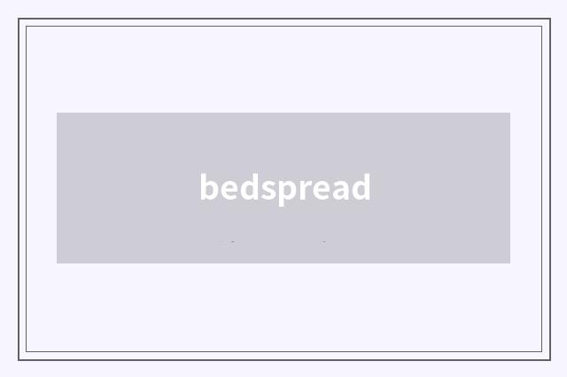 bedspread