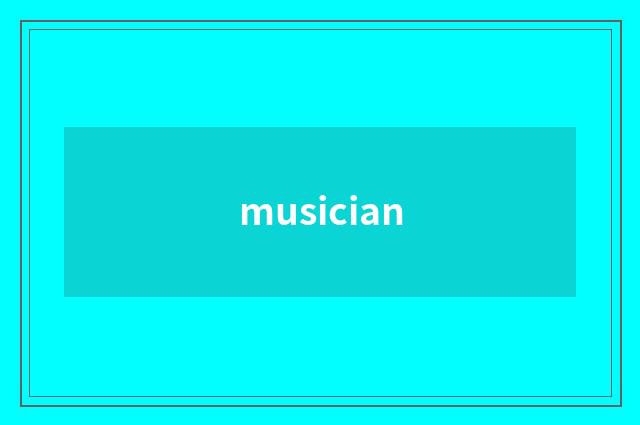 musician