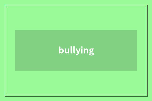 bullying