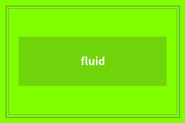 fluid
