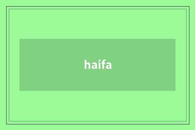 haifa