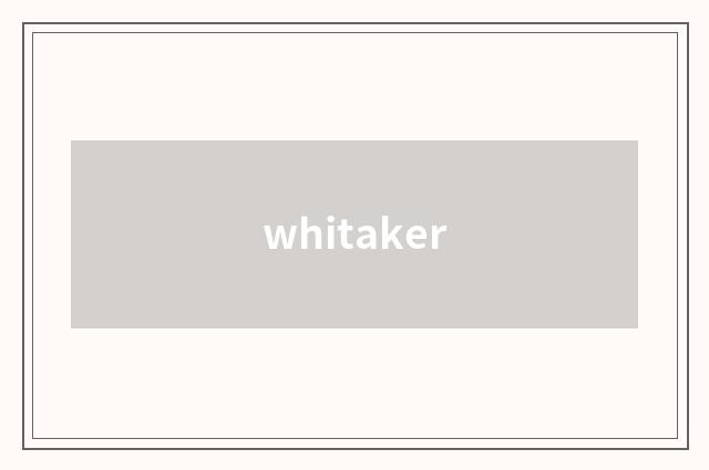 whitaker