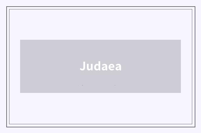 Judaea