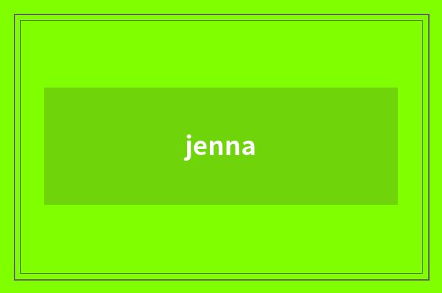 jenna