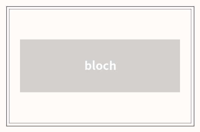 bloch