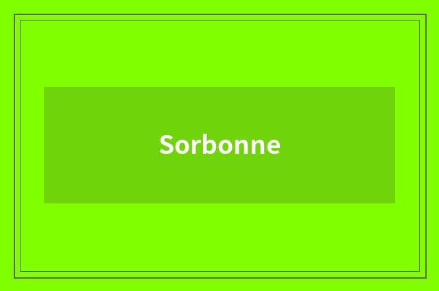 Sorbonne