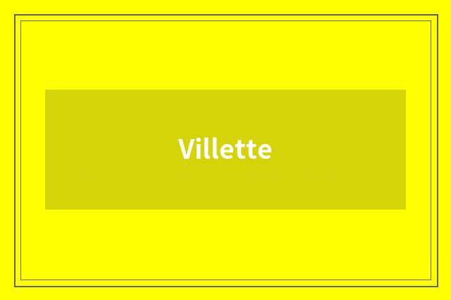 Villette