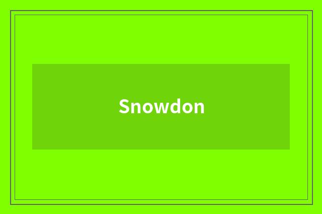 Snowdon