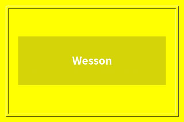 Wesson