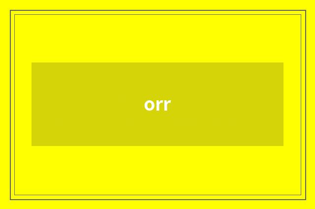 orr