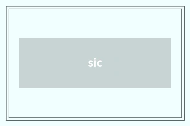 sic