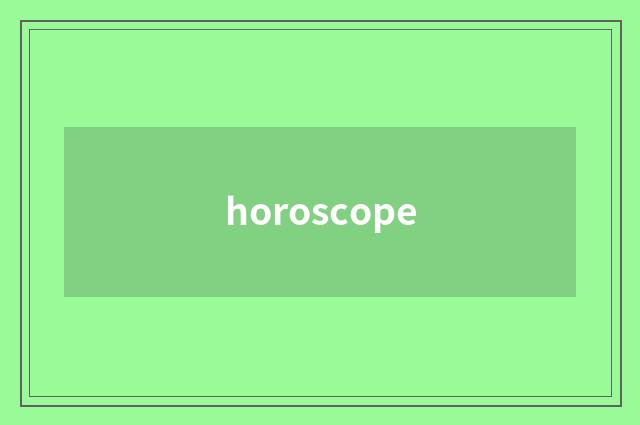 horoscope