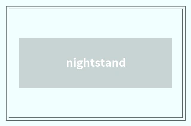 nightstand