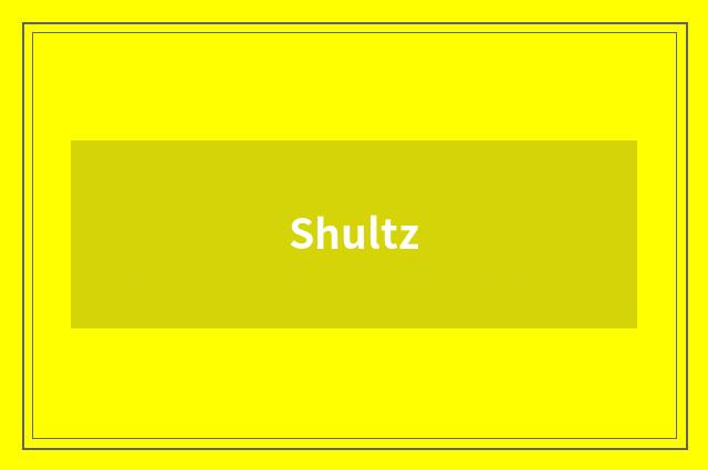 Shultz