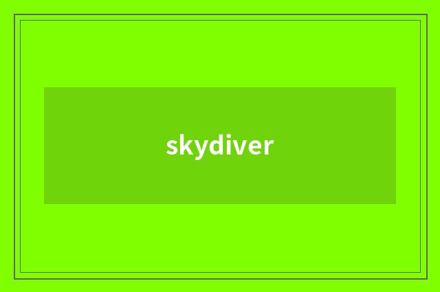 skydiver