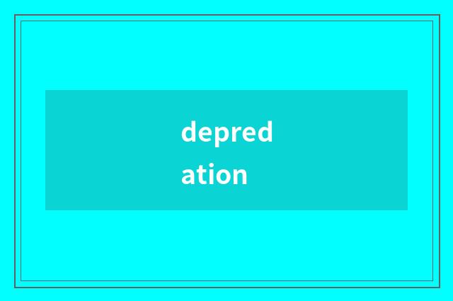 depredation