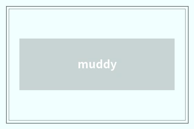 muddy