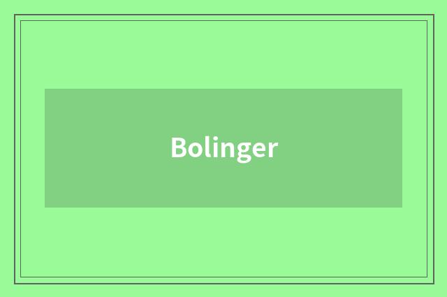 Bolinger