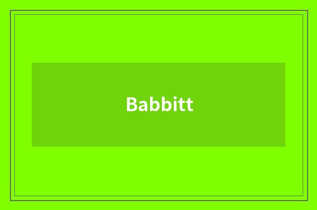 Babbitt
