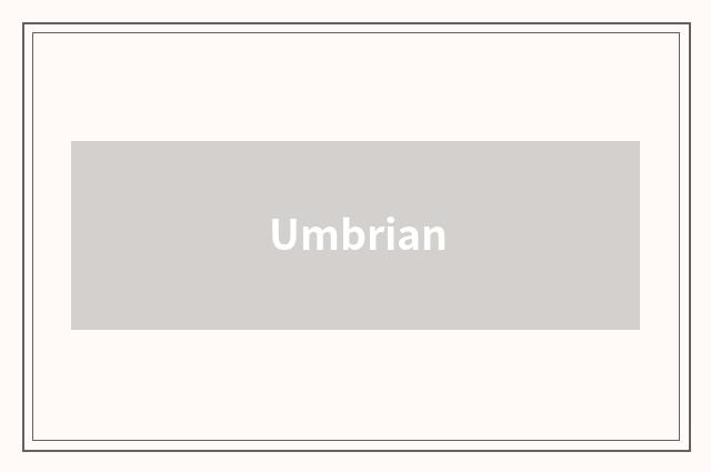 Umbrian