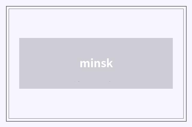 minsk