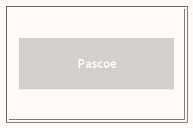 Pascoe