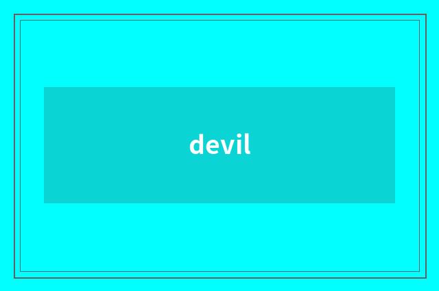 devil