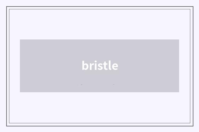 bristle