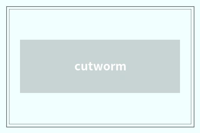 cutworm