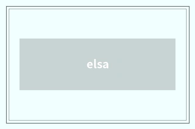 elsa