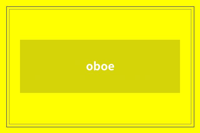 oboe