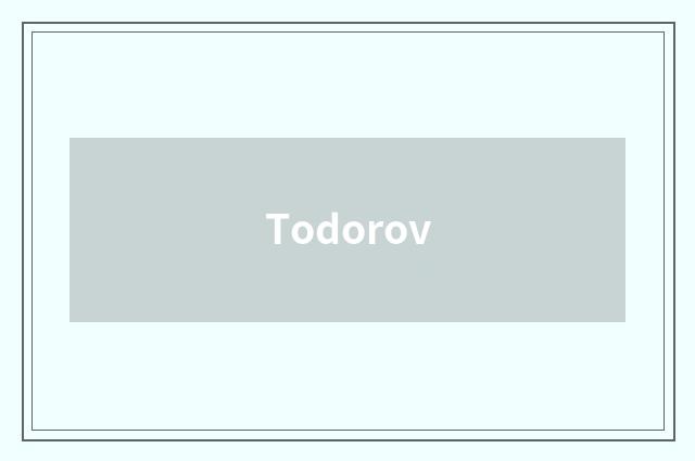 Todorov