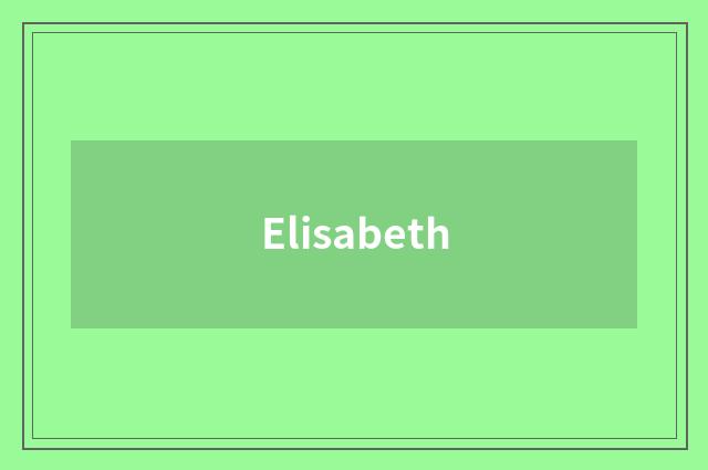 Elisabeth