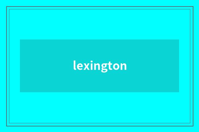 lexington