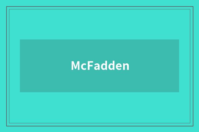 McFadden