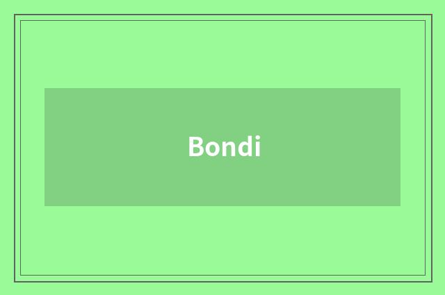 Bondi