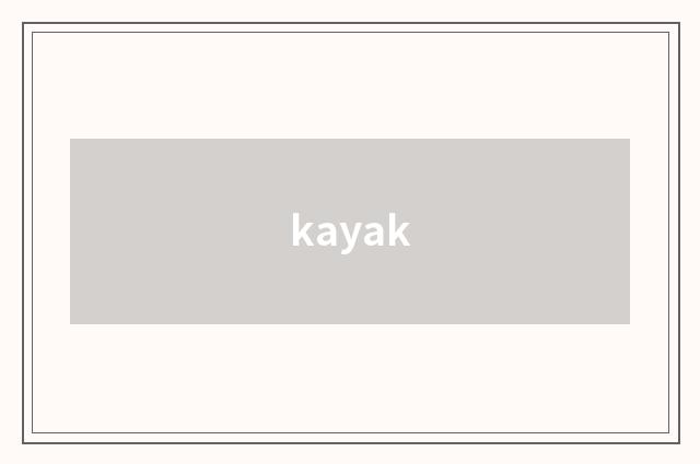 kayak