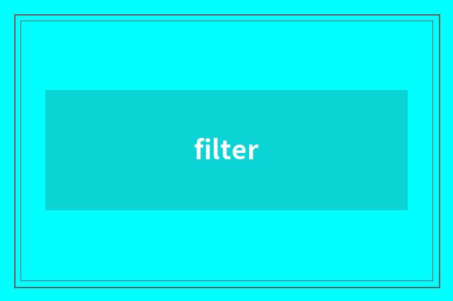 filter