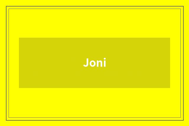 Joni