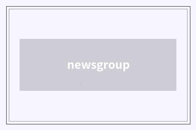 newsgroup