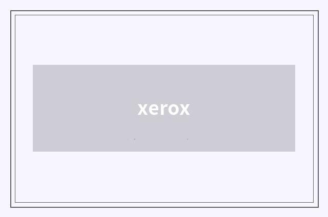 xerox