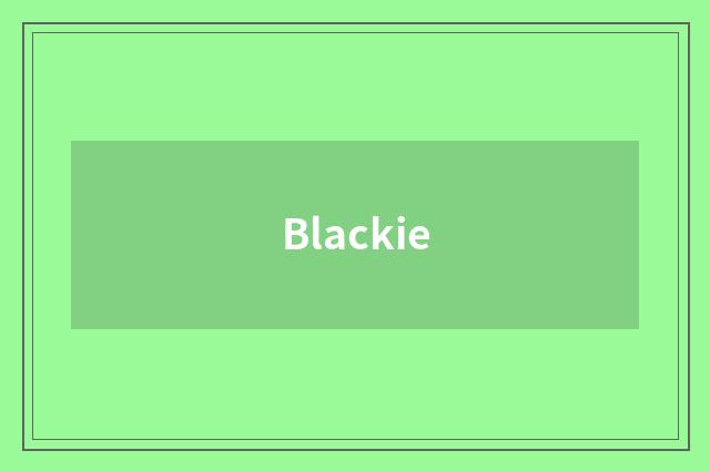Blackie