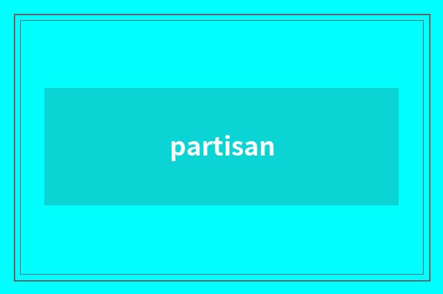 partisan