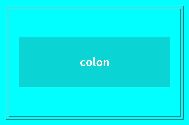 colon