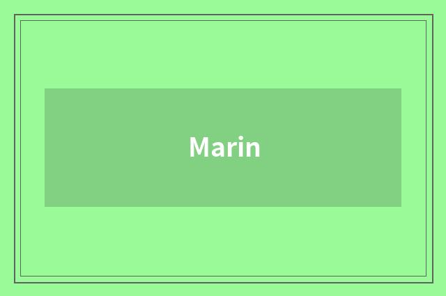 Marin