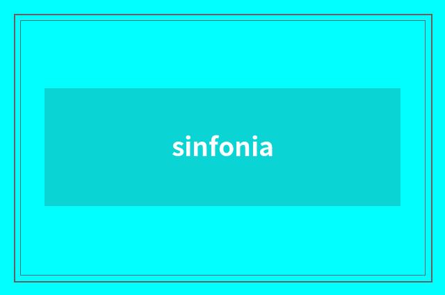 sinfonia