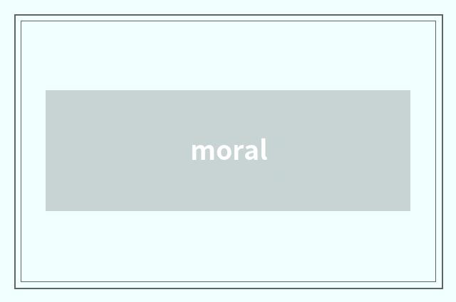 moral