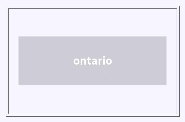 ontario
